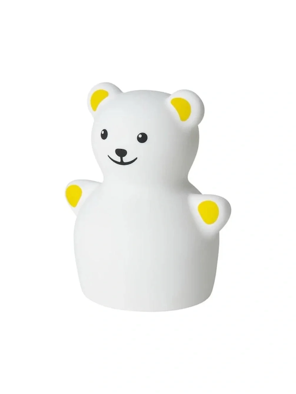 IKEA White Bear Night Light with Yellow Ear & Paw Accents